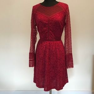 H&M Red Lace Dress
